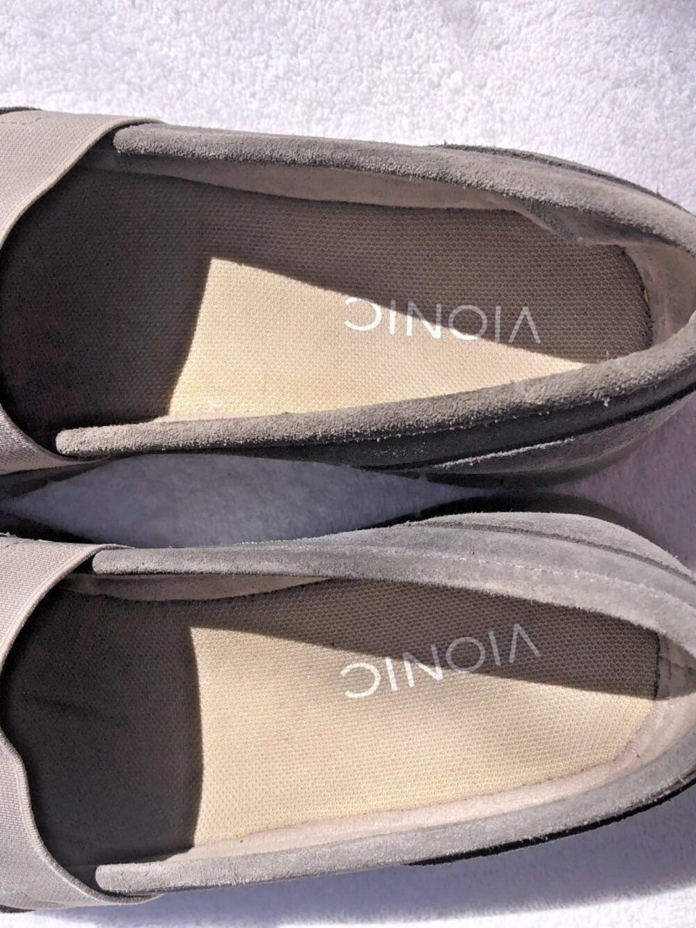 Vionic Kristi Women’s Comfort Slip On Shoes Size 8.5 Gray Suede - runs large - Picture 8 of 16